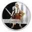 2010 Tuvalu 1 oz Silver Colorized Great Warriors: Roman Proof