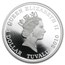 2010 Tuvalu 1 oz Silver Eastern Brown Snake Proof