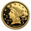2010-W 1/2 oz Proof Gold Buchanan's Liberty (w/Box & COA)