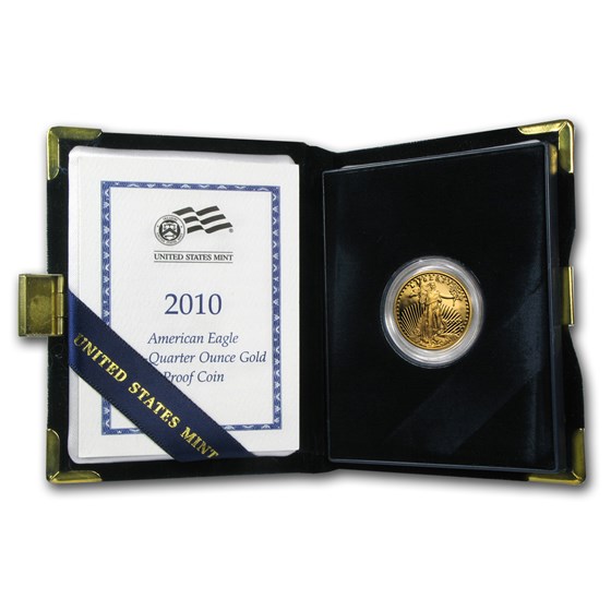 2010-W 1/4 oz Proof American Gold Eagle (w/Box & COA) 2010-W 1/4 oz Proof American Gold Eagle (w/Box & COA)