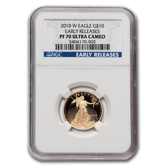 2010-W 1/4 oz Proof Gold Eagle PF-70 UCAM NGC (Early Releases) 2010-W 1/4 oz Proof Gold Eagle PF-70 UCAM NGC (Early Releases)