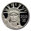 2010-W 1 oz Proof American Platinum Eagle PF-70 NGC (Castle)
