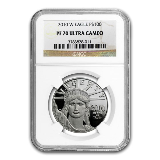2010-W 1 oz Proof American Platinum Eagle PF-70 UCAM NGC 2010-W 1 oz Proof American Platinum Eagle PF-70 UCAM NGC