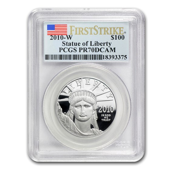 2010-W 1 oz Proof American Platinum Eagle PR-70 PCGS (FS) 2010-W 1 oz Proof American Platinum Eagle PR-70 PCGS (FS)