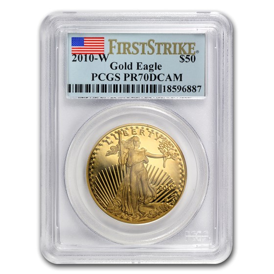2010-W 1 oz Proof Gold American Eagle PR-70 PCGS (FS) 2010-W 1 oz Proof Gold American Eagle PR-70 PCGS (FS)