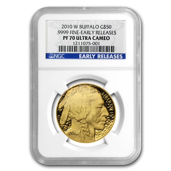 2010-W 1 oz Proof Gold Buffalo PF-70 NGC (ER) 2010-W 1 oz Proof Gold Buffalo PF-70 NGC (ER)