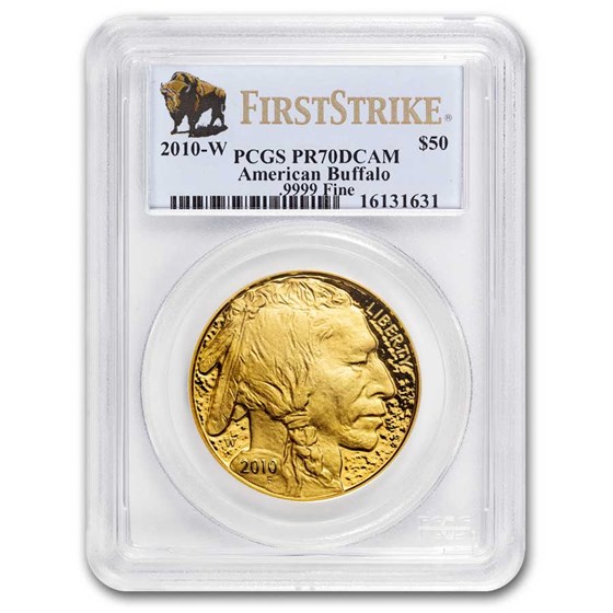 2010-W 1 oz Proof Gold Buffalo PR-70 PCGS (FirstStrike®) 2010-W 1 oz Proof Gold Buffalo PR-70 PCGS (FirstStrike®)