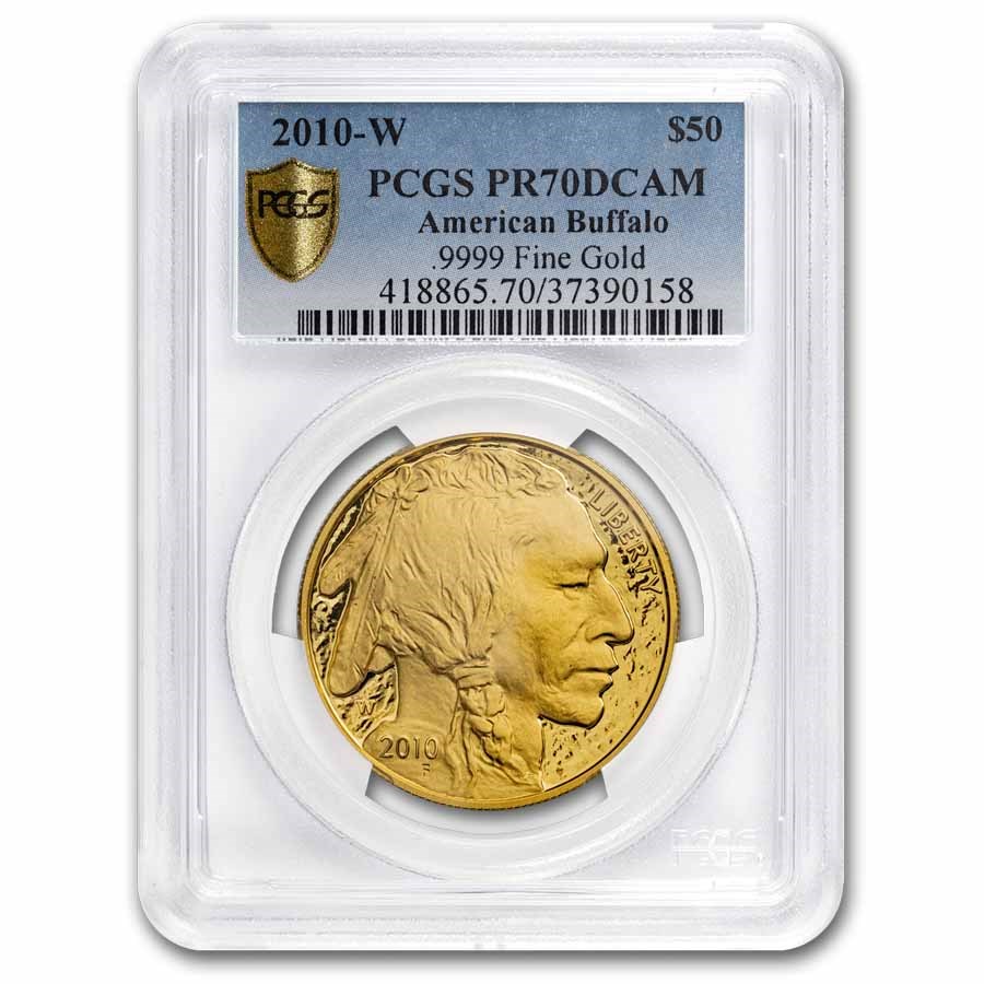 2010-W 1 oz Proof Gold Buffalo PR-70 PCGS