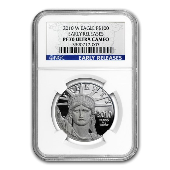 2010-W 1 oz Proof Platinum Eagle PF-70 UCAM NGC (Early Releases) 2010-W 1 oz Proof Platinum Eagle PF-70 UCAM NGC (Early Releases)