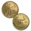 2010-W 4-Coin Proof American Gold Eagle Set (w/Box & COA)