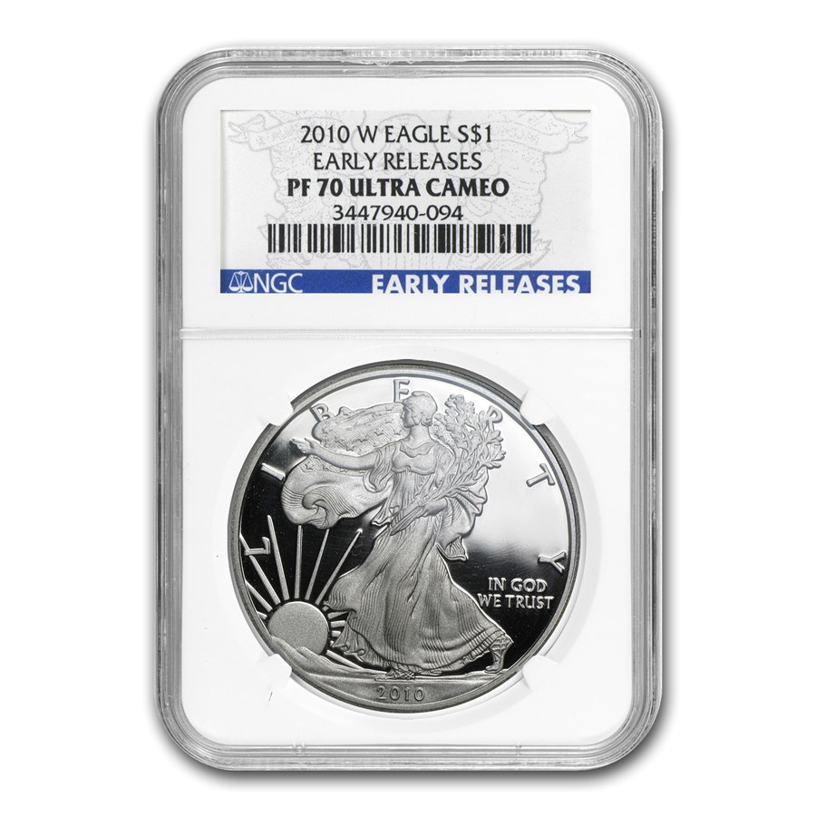 2010-W Proof American Silver Eagle PF-70 NGC (ER)