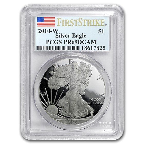 2010-W Proof American Silver Eagle PR-69 PCGS (FS) 2010-W Proof American Silver Eagle PR-69 PCGS (FS)