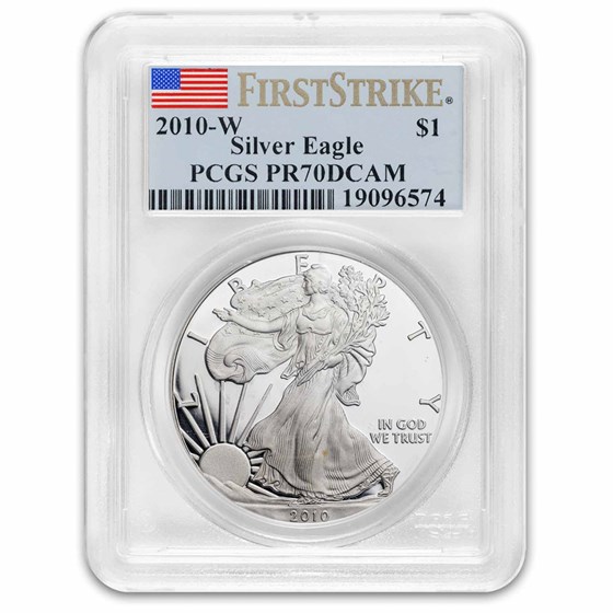 2010-W Proof American Silver Eagle PR-70 PCGS (FS) 2010-W Proof American Silver Eagle PR-70 PCGS (FS)