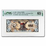 2011 $1.00 (E) Pirate Skull Swords CU-65 EPQ PMG (DIS#158)