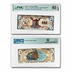 2011 $1.00 (F) Pirate Skull Swords CU-65 EPQ PMG (DIS#159)