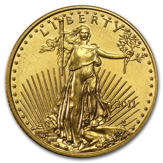 2011 1/10 oz American Gold Eagle BU 1/10 oz Gold Eagles APMEX