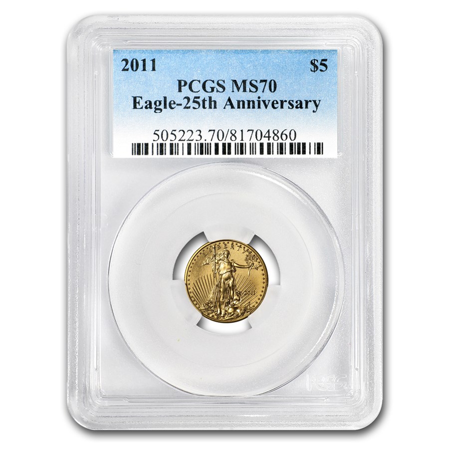 2011 1/10 oz American Gold Eagle MS-70 PCGS