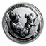2011 1/2 Gram Gold Kangaroo & 1/10 oz Silver Koala ANA Chicago BU