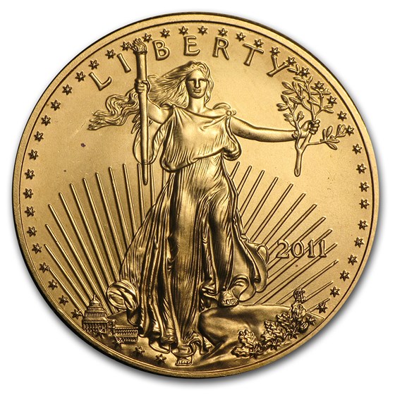 2011 1/2 oz American Gold Eagle BU 2011 1/2 oz American Gold Eagle BU