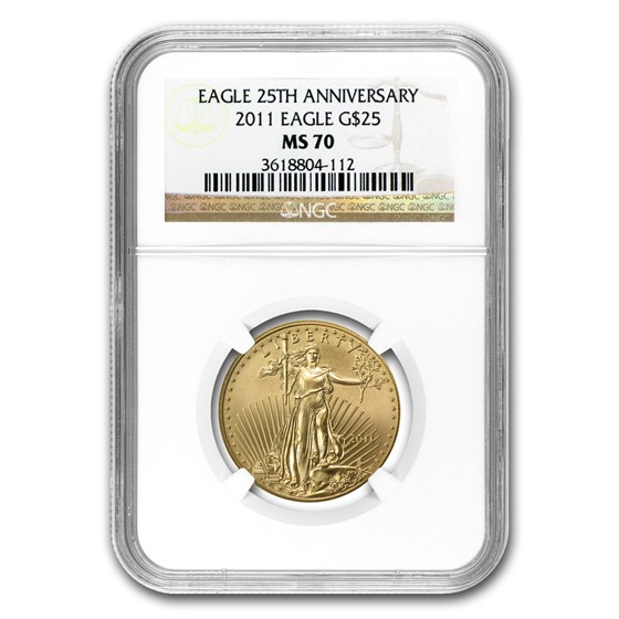 2011 1/2 oz American Gold Eagle MS-70 NGC 2011 1/2 oz American Gold Eagle MS-70 NGC
