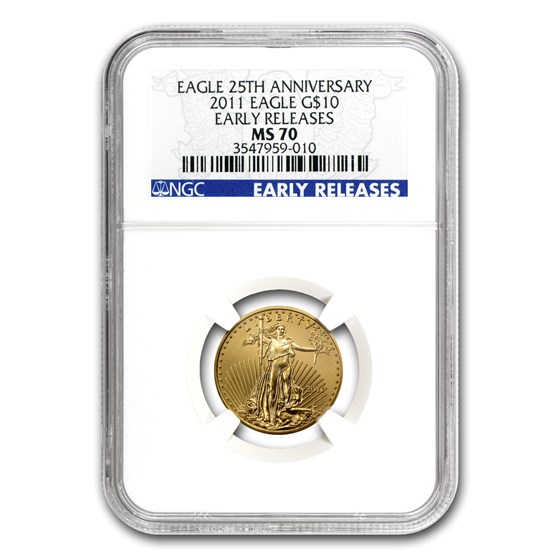 2011 1/4 oz American Gold Eagle MS-70 NGC (Early Releases) 2011 1/4 oz American Gold Eagle MS-70 NGC (Early Releases)