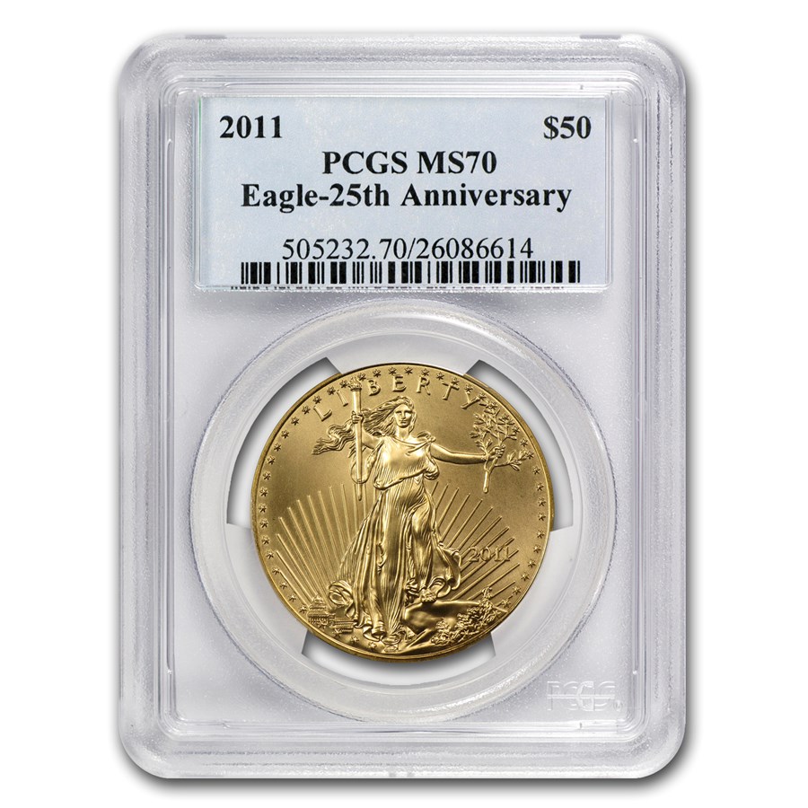 2011 1 oz American Gold Eagle MS-70 PCGS