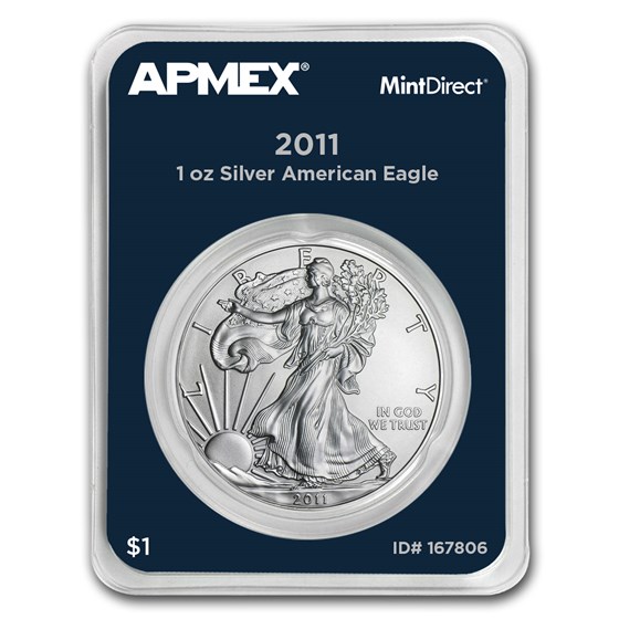 2011 1 oz American Silver Eagle (MintDirect® Single) 2011 1 oz American Silver Eagle (MintDirect® Single)