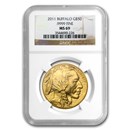 2011 1 oz Gold Buffalo MS-69 NGC