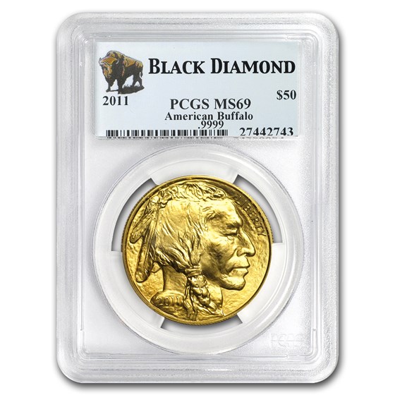 2011 1 oz Gold Buffalo MS-69 PCGS (Black Diamond) 2011 1 oz Gold Buffalo MS-69 PCGS (Black Diamond)