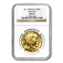 2011 1 oz Gold Buffalo MS-70 NGC