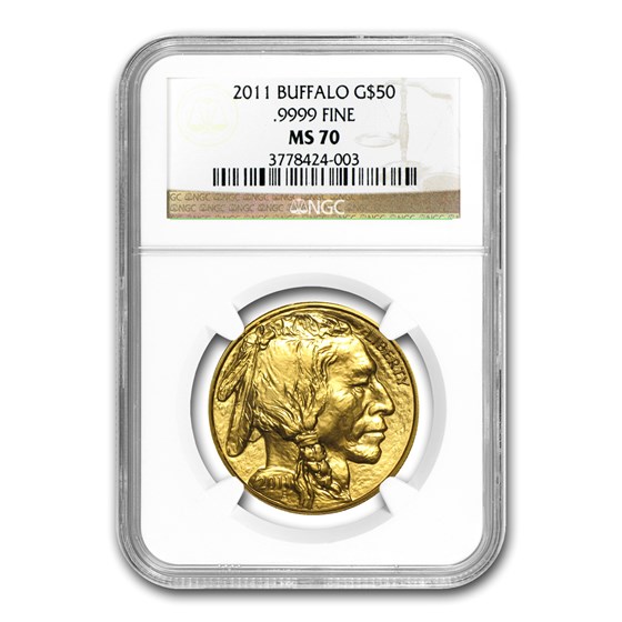 2011 1 oz Gold Buffalo MS-70 NGC 2011 1 oz Gold Buffalo MS-70 NGC