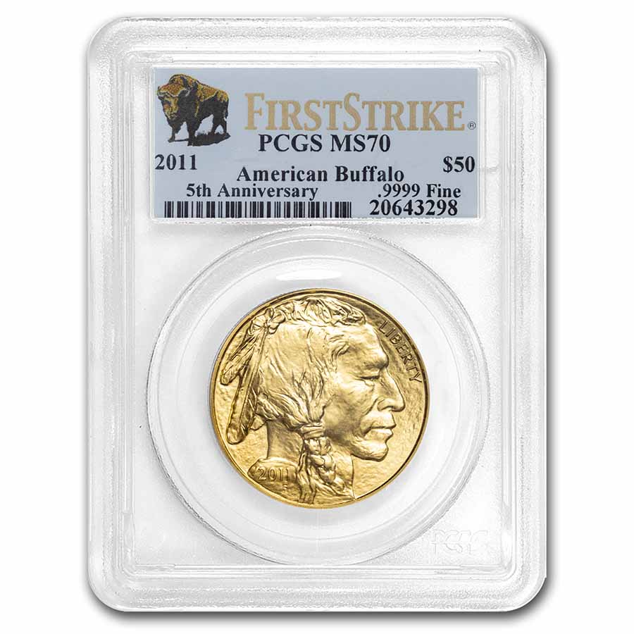 Buy 2011 1 oz Gold Buffalo MS-70 PCGS (FirstStrike) | APMEX