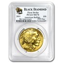 2011 1 oz Gold Buffalo MS-70 PCGS (FS, Black Diamond)