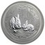 2011 1 oz Silver Australian Year of the Rabbit SII (Abrasions)