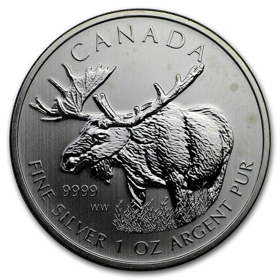 2011-17 CAN 1 oz Silver Wildlife Series Random BU (Abrasions) 2011-17 CAN 1 oz Silver Wildlife Series Random BU (Abrasions)