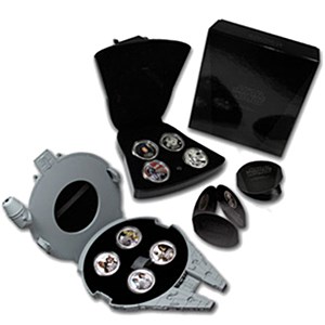 2011 2x 4-Coin Silver Star Wars Dark Side & Rebels Prf Sets (8pc) 2011 2x 4-Coin Silver Star Wars Dark Side & Rebels Prf Sets (8pc)