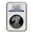 2011 5-Coin Silver Eagle Set MS/PF-70 NGC (ER, 25th Anniv)