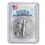 2011 5-Coin Silver Eagle Set MS/PR-70 PCGS (FS, 25th Anniv)