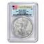 2011 5-Coin Silver Eagle Set MS/PR-70 PCGS (FS, 25th Anniv)