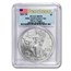 2011 5-Coin Silver Eagle Set MS/PR-70 PCGS (FS, 25th Anniv)
