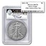 2011 5-Coin Silver Eagle Set MS/PR-70 PCGS (Mercanti, 25th Anniv)