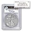 2011 5-Coin Silver Eagle Set MS/PR-70 PCGS (Mercanti, 25th Anniv)