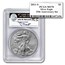2011 5-Coin Silver Eagle Set MS/PR-70 PCGS (Mercanti, 25th Anniv)