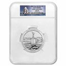 2011 5 oz Silver ATB Gettysburg MS-69 DPL NGC (ER)