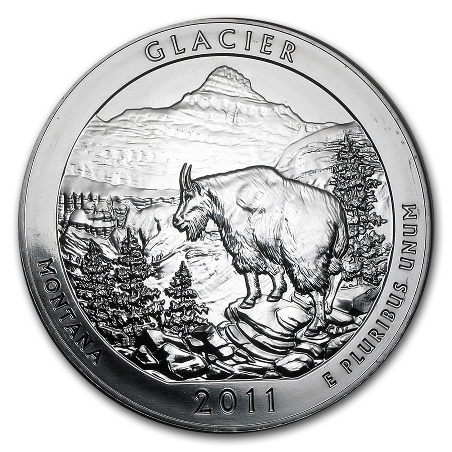2011 5 oz Silver ATB Glacier National Park, MT