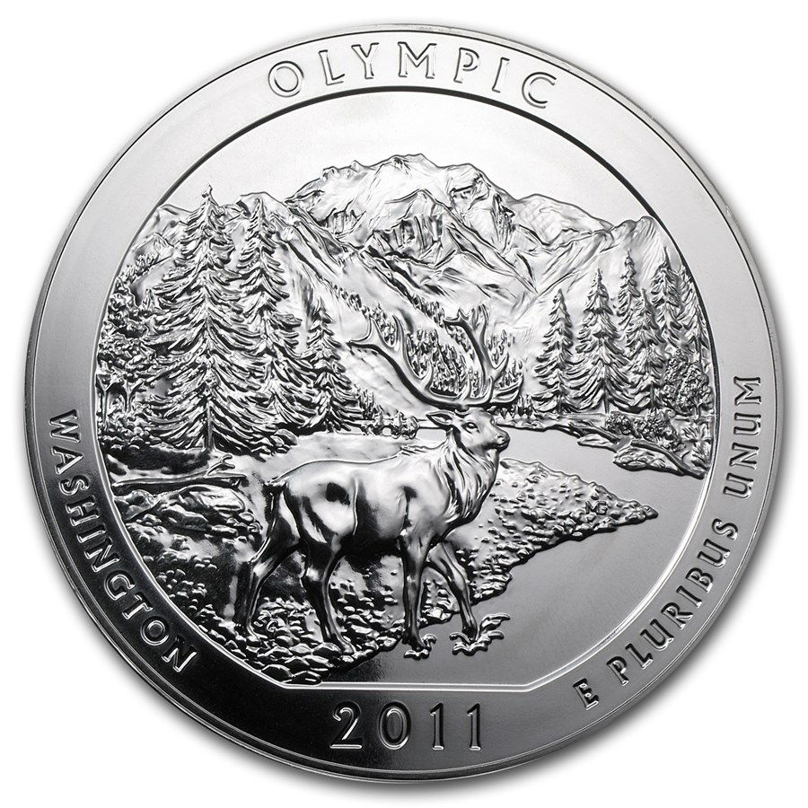 Buy 2011 5 Oz Silver ATB Olympic National Park WA APMEX Buy 2011 5 Oz Silver ATB Olympic National Park WA APMEX