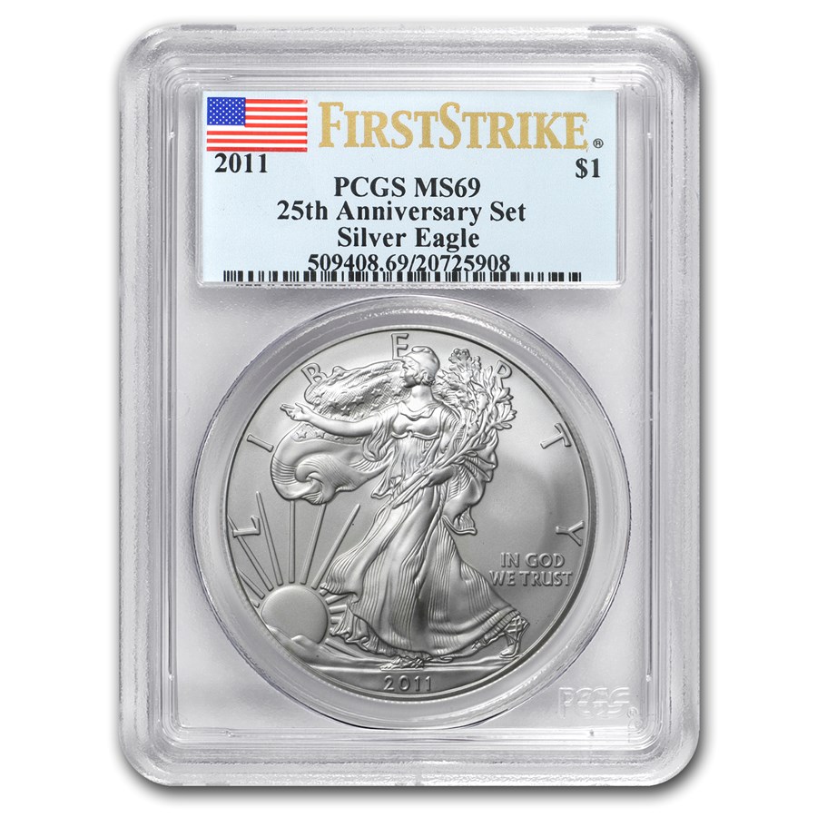 2011 American Silver Eagle MS-69 PCGS (FirstStrike®)