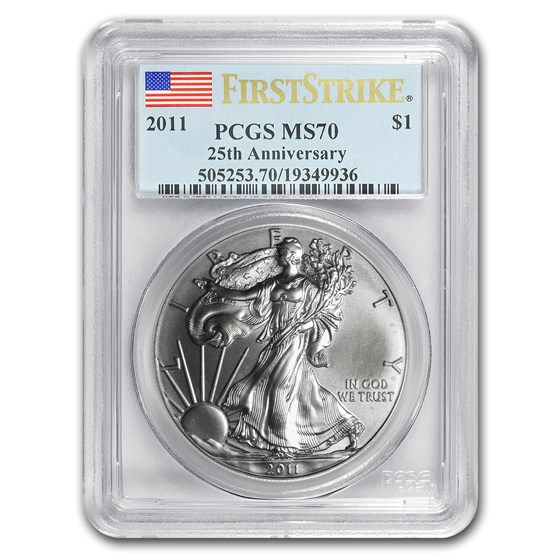 2011 American Silver Eagle MS-70 PCGS (FirstStrike®) 2011 American Silver Eagle MS-70 PCGS (FirstStrike®)