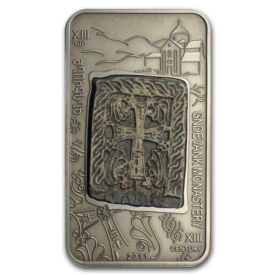 2011 Armenia 1000 Dram Cross-Stones of Armenia The Gndevank
