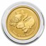 2011 Australia 1/10 oz Gold Lunar Rabbit BU (Abrasions)